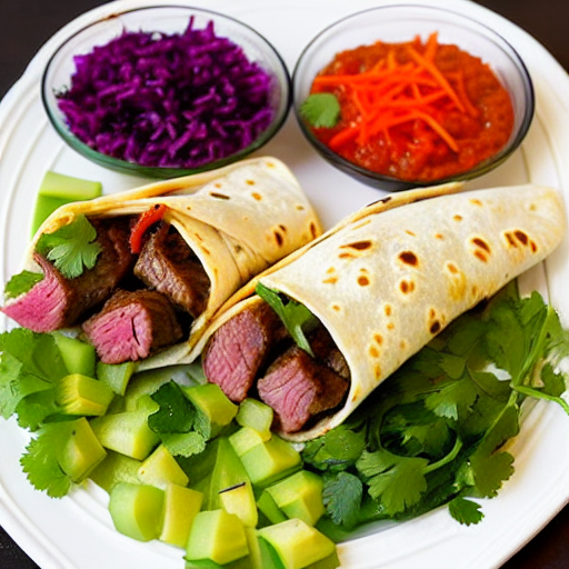 Halal Beef Burritos