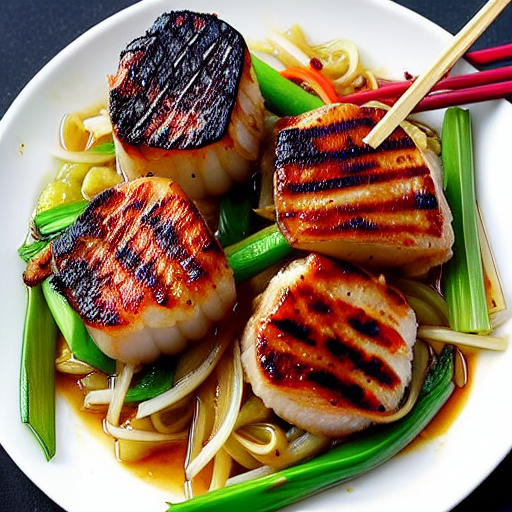 Sò Nướng Mỡ Hành
