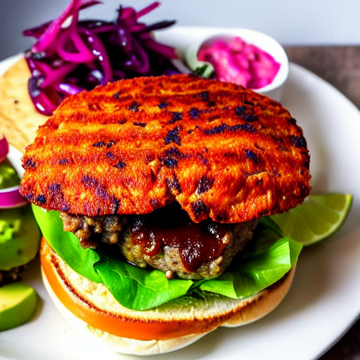 Mole Chicken Burger
