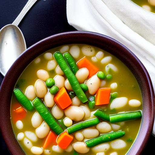 Soupe de haricots blancs