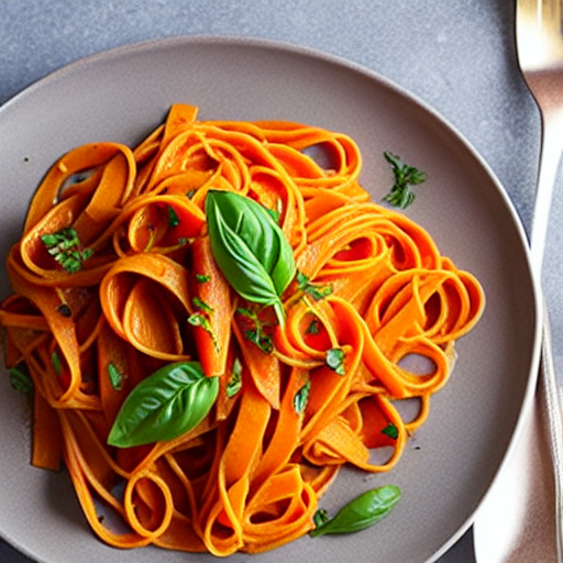 Vegan Sweet Potato Pasta