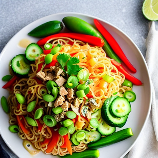 Keto Noodle Salad