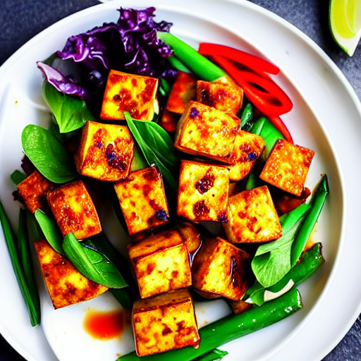 Spicy Garlic Tofu