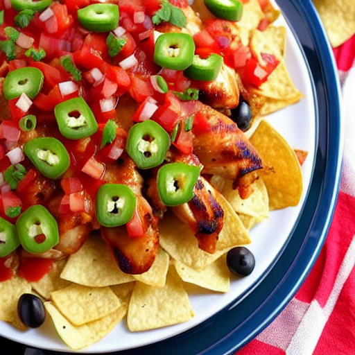 BBQ Chicken Nachos