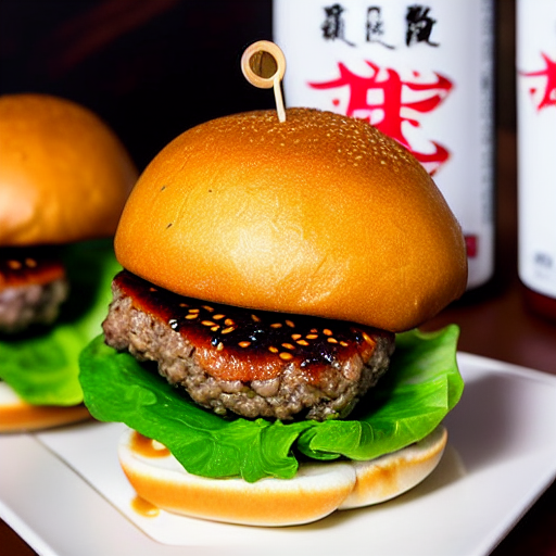 Sake Infused Burger