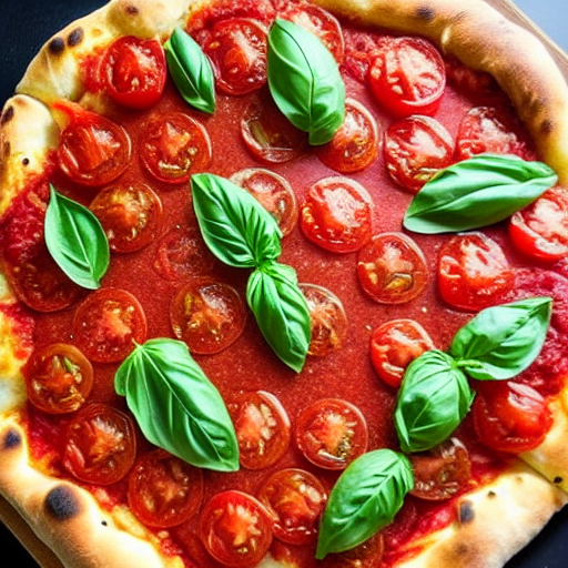 Pizza de Pesto y Tomate