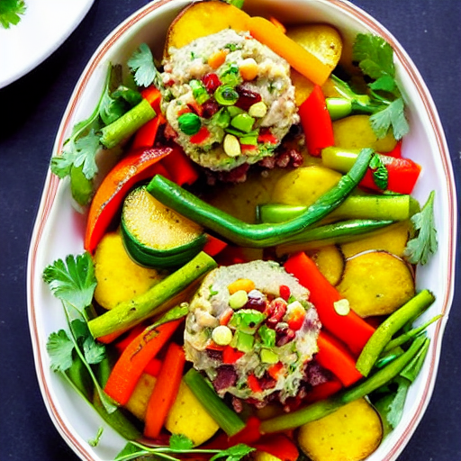 Kumpir with Vegetables