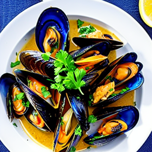 Mussels with Garlic