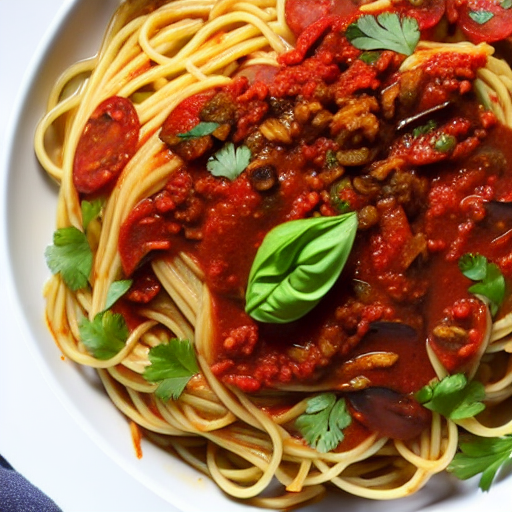 Eggplant Spaghetti