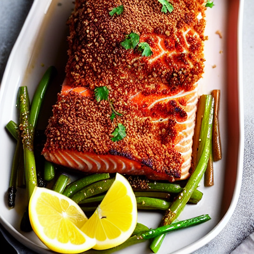 Challah Crusted Salmon
