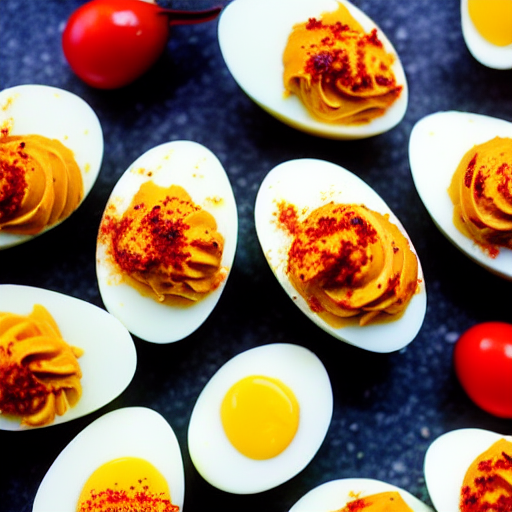 Gochujang Deviled Eggs