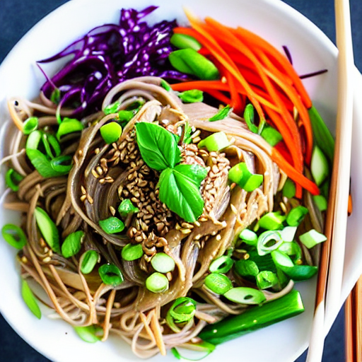 Soba Salad with Tofu