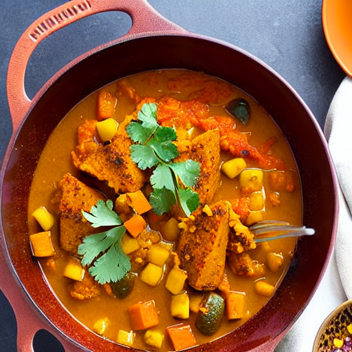 Baked Pumpkin Tagine