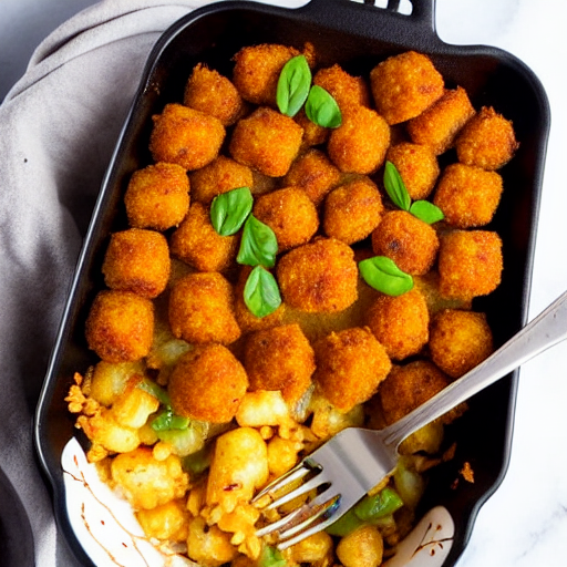 Vegan Tater Tot Casserole