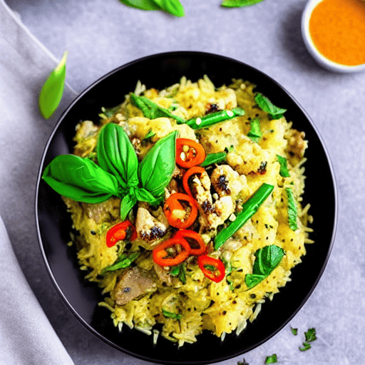 Keto Thai Basil Rice