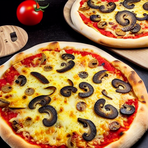 Pizza de Setas y Queso