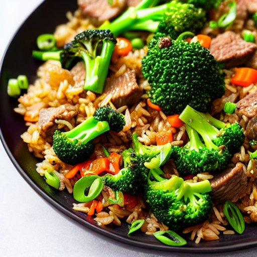 Beef and Broccoli Fried Rice