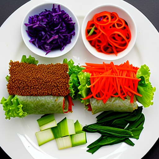 Korean-style Vegetable Kimbap