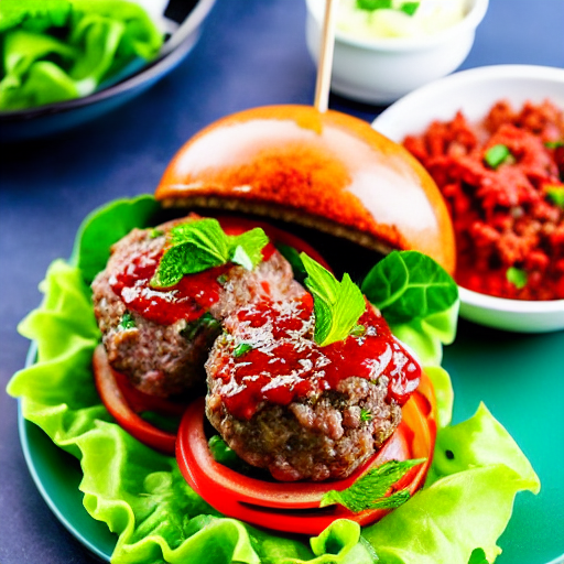 Köfte with Mint Burger