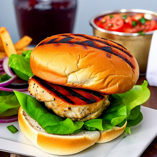 Grilled Chicken Burger