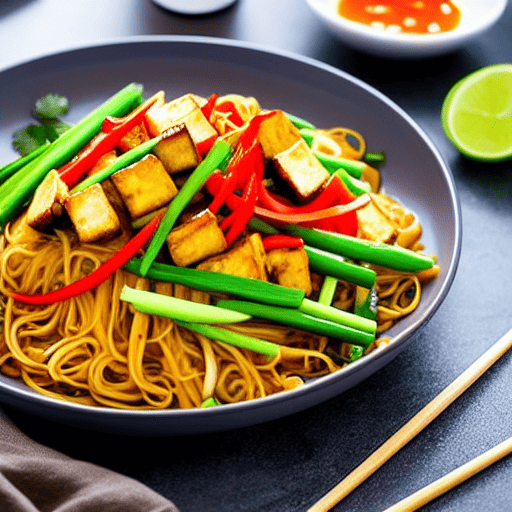 Crispy Tofu Noodles