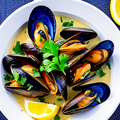 Mussels Bil Tahini