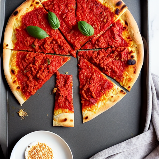 Keto Muhammara Pizza
