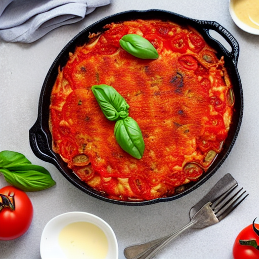 Baked Eggplant and Tomato Casserole