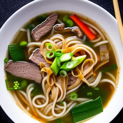 Sukiyaki Noodle Soup