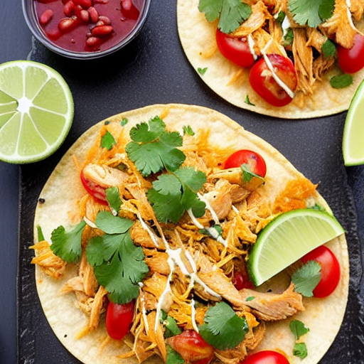 Chicken Tostadas