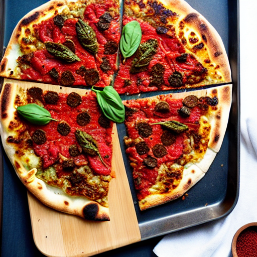 Spiced Lamb Pizza