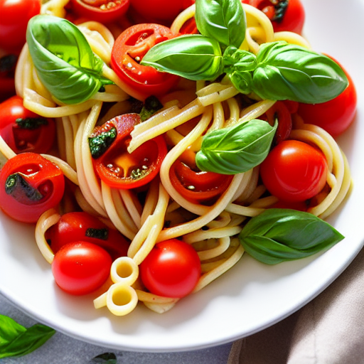 Vegan Caprese Pasta