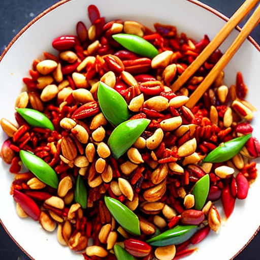 Szechuan Spicy Peanuts