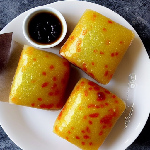 Bánh Bột Nếp Nhân Ngọt