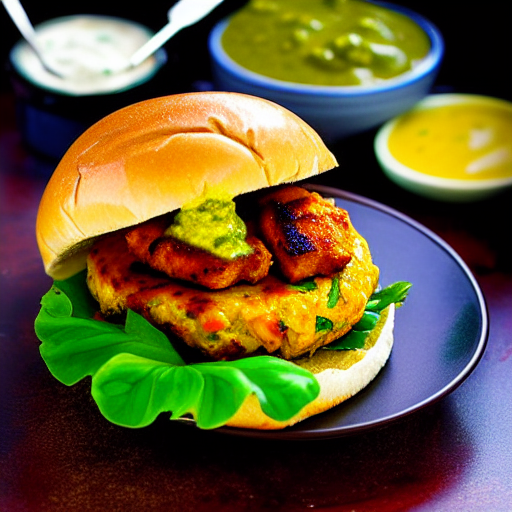 Kolkata Chicken Burger