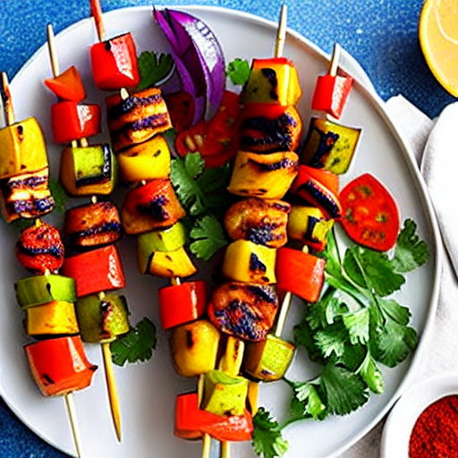 Spiced Vegetable Skewers