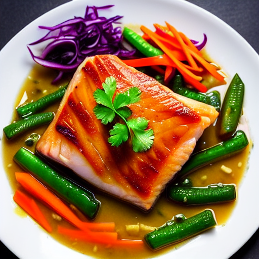 Braised Fish with Pickled Vegetables