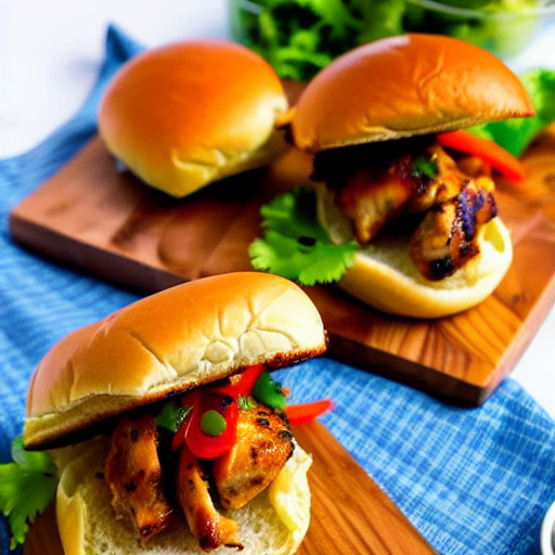 Jerk Chicken Sliders