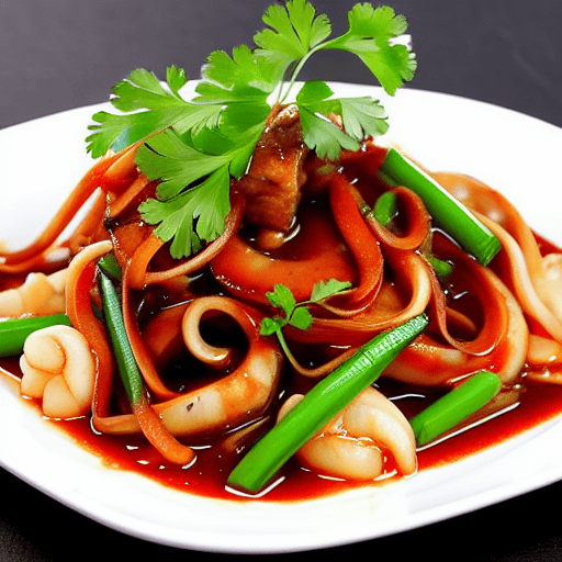 Braised Squid with Soy