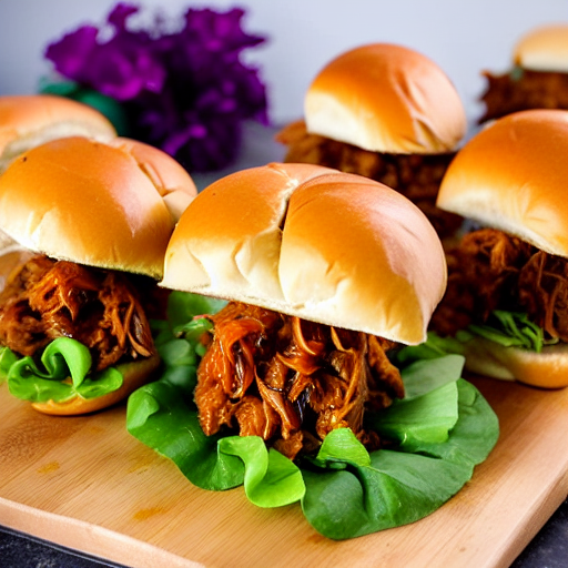 BBQ Pulled Jackfruit Sliders