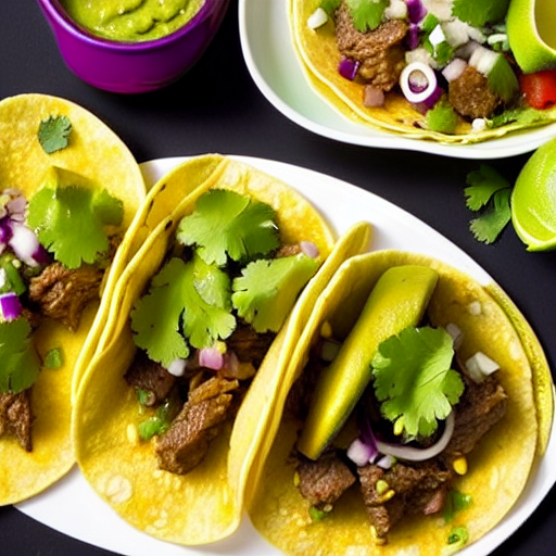Tacos de Res en Salsa de Limón