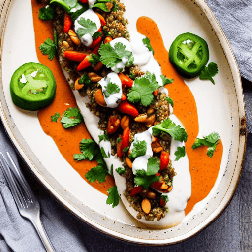 Chiles en Nogada Vegetarianos