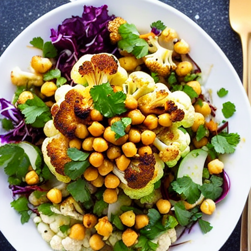 Roasted Cauliflower Salad
