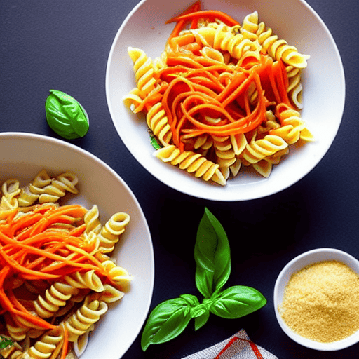Pasta con le Carote e Zenzero