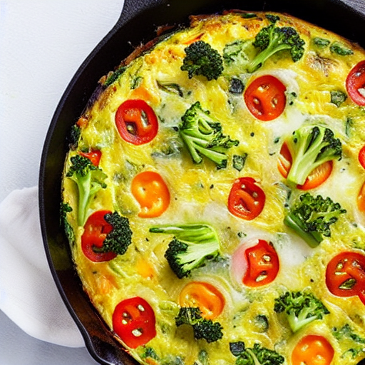 Vegetable and Cheese Frittata