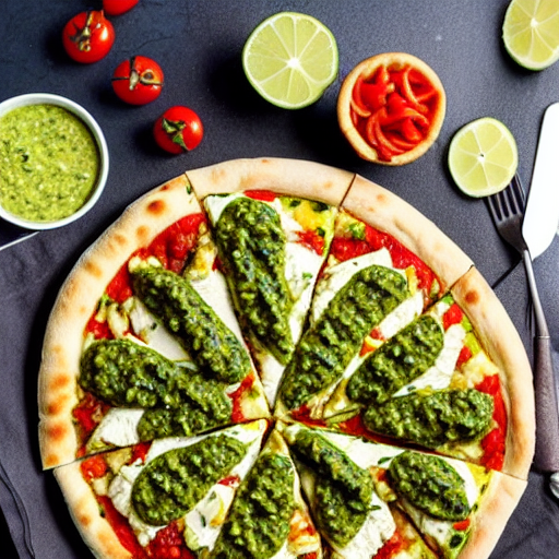Pesto Chicken Pizza