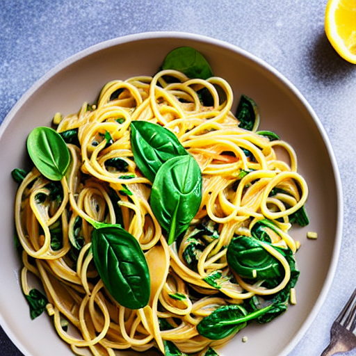 Pasta with Spinach