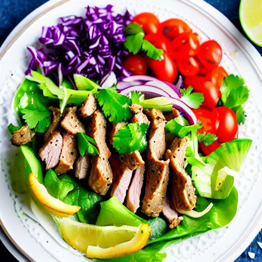 Pork Gyro Salad