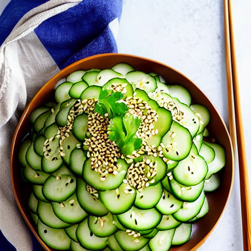 Sesame Cucumber Salad