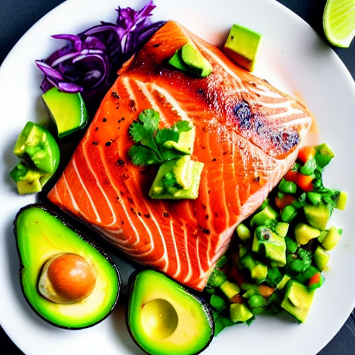 Salmon with Avocado Salsa